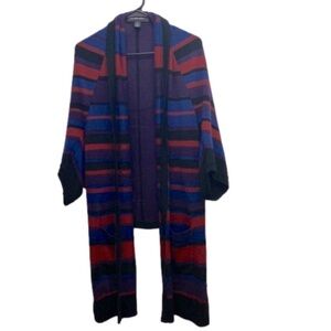 Colleen Lopez knitted sweater open cardigan w/ pockets plus size 1x